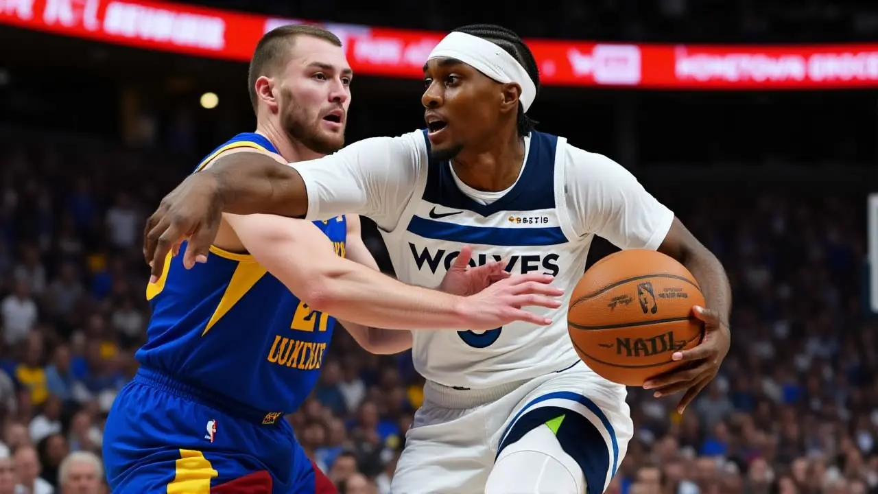 Jaden McDaniels detona defesa do Denver Nuggets após vitória nos Playoffs